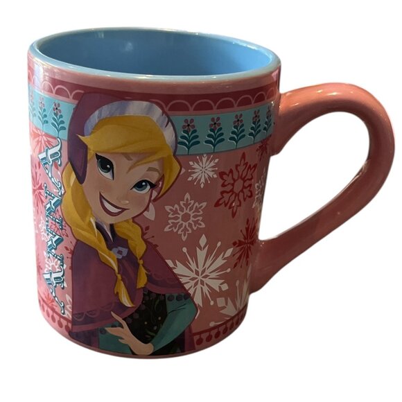 COPY - DISNEY FROZEN Anna 14 oz Ceramic Mug Excellent Condition - Picture 1 of 6